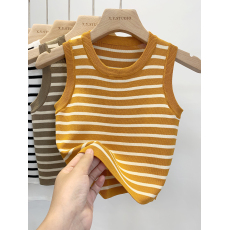 批发背心女夏外穿冰丝针织吊带内搭别致甜辣短款露脐无袖上衣<b class='q'>T</b>恤打底