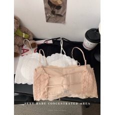 批发实拍~夏季内搭性感吊带背心女修身美背抹胸外穿裹胸女
