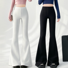 批发实拍2026春季新款韩版高腰显瘦垂感喇叭裤OL<b class='q'>职业</b><b class='q'>西装裤</b>长裤<b class='q'>女</b>