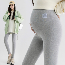 批发实拍孕妇<b class='q'>打底裤</b>秋季新款无抽绳无托腹新款孕妇修身小脚裤长裤