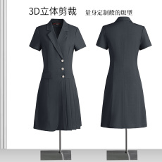 批发职业西装<b class='q'>连衣裙</b>女2025新款气质高端<b class='q'>珠宝</b>店美容院工作服售楼部工装