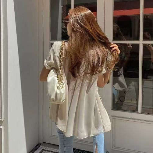 출퇴근 바람 한국 chic 얇은 스타일 반팔 정장 여성 코트 빛 요리 한 패션 고급 디자인 센스 작은 대중
