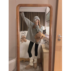 批发适合品质店铺/宽松<b class='q'>休闲</b>设计感字母毛巾刺绣圆领内搭加绒厚T恤