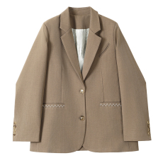 批发实拍VEGA同款25年春季新款复古通勤西装外套爆款<b class='q'>小西装</b>外套