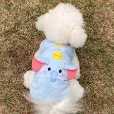 批发ins可爱卡通绣花宠物透气背心狗狗猫咪春秋冬中小型犬防掉毛衣服