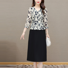 批发真丝桑蚕丝<b class='q'>连衣裙</b>女夏2025新款香云纱杭州高端国际大品牌妈妈裙子