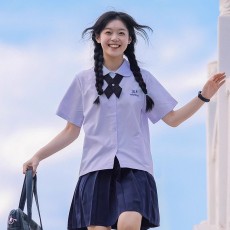 批发2025jk制服女泰国泰式校服园学院风<b class='q'>衬衫</b>初高中学生毕业运动会班服