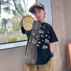 批发儿童男童短袖T恤夏装2026新款中大童夏季半袖男孩纯棉百搭上衣夏