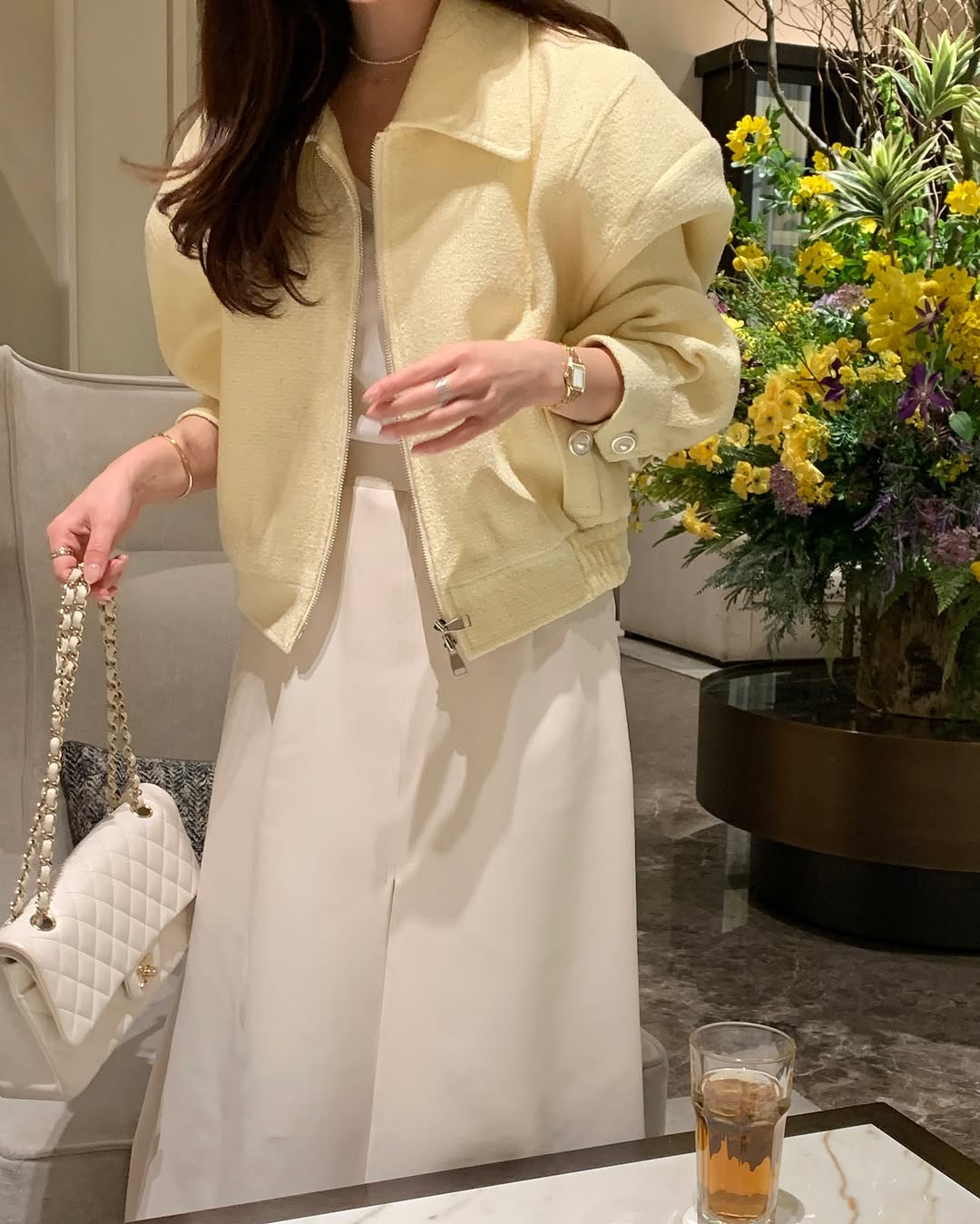 작은 샤넬 스타일 트위드 재킷 작은 외투 여성 빛 요리 한 패션 chic 명문 여성 숙녀