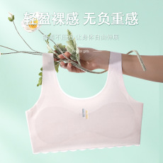 批发混色2件 一阶段无痕高弹力发育期女童中小学生青春期少女背心