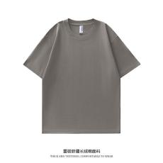 批发280G短袖重磅纯棉打底衫T恤男女广告衫圆领<b class='q'>文化衫</b>一件代发<b class='q'>定制</b>ins