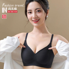 批发新款软支撑提拉内衣女小胸聚拢显大性感胸罩一片式无钢圈无痕<b class='q'>文胸</b>