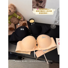 批发实拍实价~无肩带聚拢文胸抹胸式隐形防滑露肩小胸内衣防走光裹胸