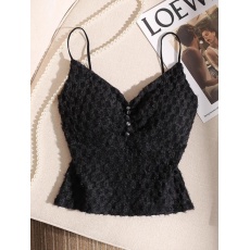 批发天猫抖音质量法式别致吊带背心内搭带胸垫设计感辣妹<b class='q'>打底</b>抹胸<b class='q'>上衣</b>