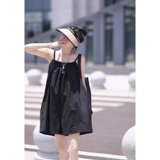 批发法式气质黑色吊带连体裤女2025夏季新款<b class='q'>时尚</b>宽松<b class='q'>休闲</b>显瘦阔腿短裤