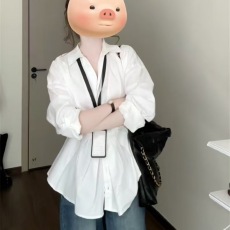 批发高级感法式白色<b class='q'>衬衫</b>女2026新款早初秋<b class='q'>衬衣</b>设计感小众气质<b class='q'>长袖</b>上衣