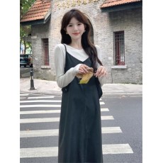 批发高级感秋装搭配一整套裙子吊带裙<b class='q'>女</b>装2025年新款时尚套装裙<b class='q'>女</b>