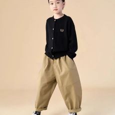 批发女童套装秋装新款女孩韩版学院风上衣外套儿童<b class='q'>春</b>秋宽松长裤两件套