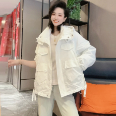 批发官图  韩版连帽<b class='q'>外套</b>女2026秋季新款小个子宽松休闲<b class='q'>百搭</b>工装上衣潮