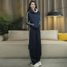 批发官图  高含棉休闲<b class='q'>运动服</b>套装女2026年秋新款时尚卫衣阔腿裤两件套