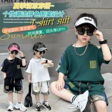 批发绣风 <b class='q'>男童</b>秋<b class='q'>装</b>套装新款儿童中大童秋季卫衣运动服套装