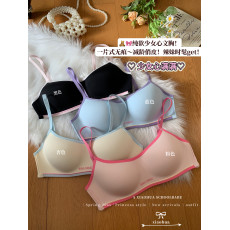 批发实价实拍 小胸内衣女薄款聚拢无钢圈甜美少女不空杯舒适无痕文胸