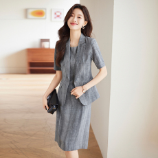 批发高端职业西装套装女装夏季薄款酒店前台工作服气质<b class='q'>珠宝</b>店工装西服