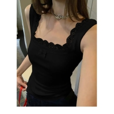 批发满天星 已出货 罗纹 吊带背心女修身外穿内搭打底无袖上衣