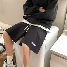 批发美式潮牌运动速干短裤男夏季多巴胺穿搭宽松休闲<b class='q'>嘻哈</b>沙滩五分裤