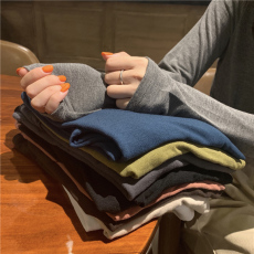 批发实价实价 春款长袖打底衫女<b class='q'>t</b><b class='q'>恤</b>修身上衣