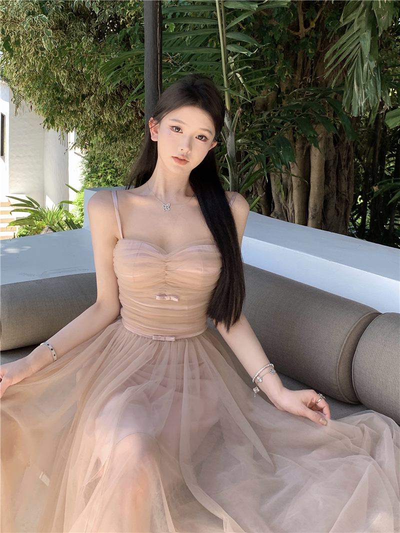 실사 정가 연인 공주 낭만주의 퀴즈 발레 치마 몸매 가꾸기 슬림해 보이는 망사 드레스