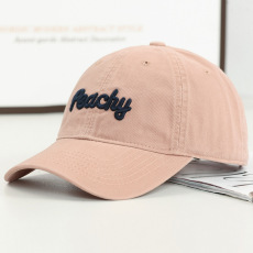 批发帽子女高品质软顶字母刺绣棒球帽韩版潮水洗防晒显瘦鸭舌帽
