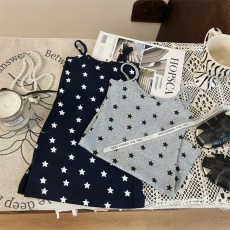 批发女童韩版童装连衣裙<b class='q'>夏</b>季新款满印星星背心裙儿童吊带裙