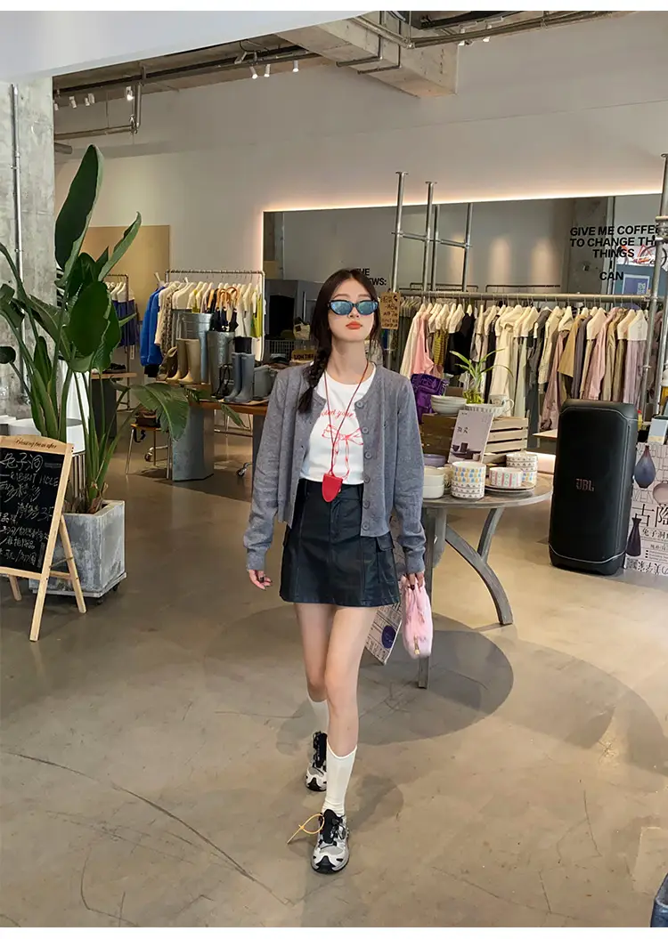 자수 루즈핏 가디건 상세 이미지 29