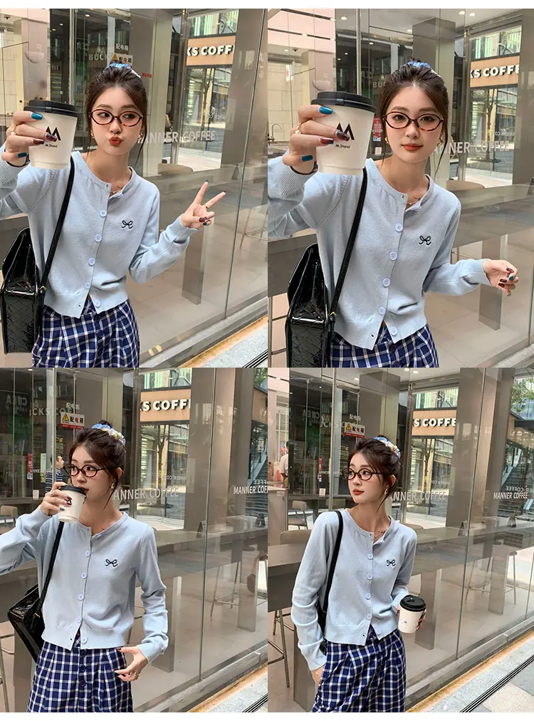 자수 루즈핏 가디건 상세 이미지 31