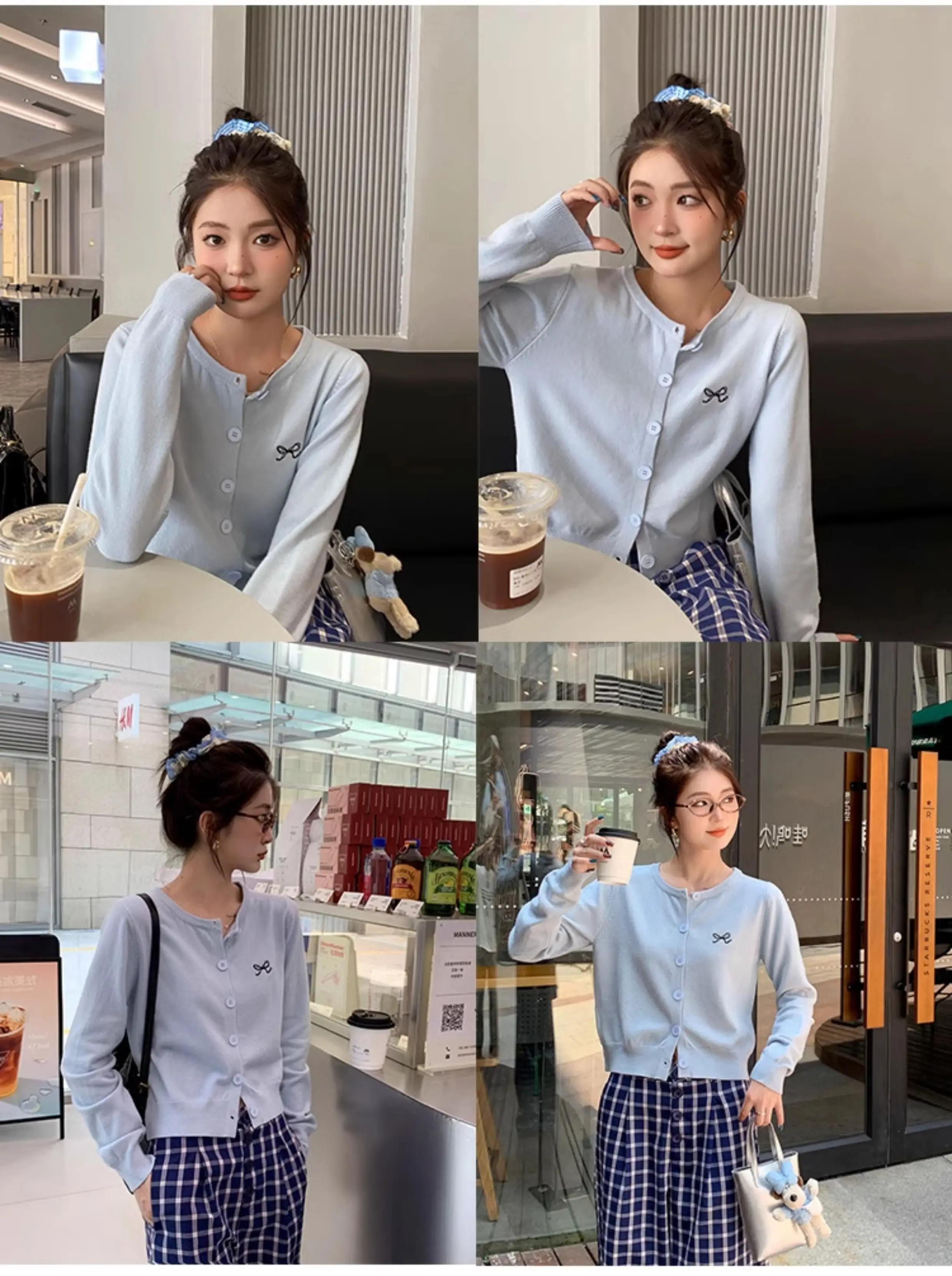 자수 루즈핏 가디건 상세 이미지 35
