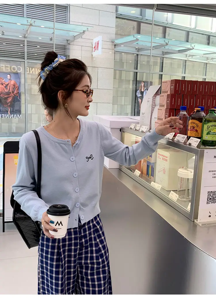자수 루즈핏 가디건 상세 이미지 36