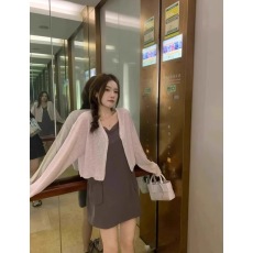 批发天猫抖音质量针织防晒<b class='q'>开衫</b>薄款女夏披肩配吊带外搭罩衫法式外套