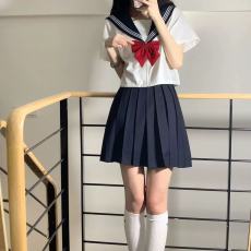 批发水手服jk<b class='q'>制服</b>裙原创正版白三本基础款日系学院风春夏短裙子套装女