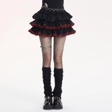 批发暗黑y2k亚比朋克蛋糕裙<b class='q'>半身</b>裙女辣妹高腰防走光a字蓬蓬<b class='q'>短裙</b>子