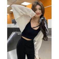 批发防晒针织开衫女薄款坎肩夏季配吊带裙子外搭罩衫披肩冰丝外套