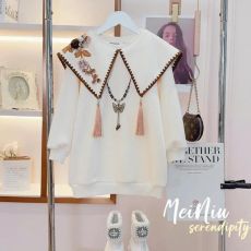 批发女童卫衣2026新款春秋装<b class='q'>儿童</b>洋气娃娃领休闲上衣<b class='q'>儿童</b><b class='q'>衣服</b>国风长袖