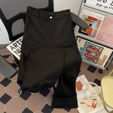 批发褶皱西裤男春季高级感垂感直筒裤春<b class='q'>秋</b>款潮牌痞帅炸街裤子