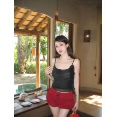 批发天猫抖音质量花朵<b class='q'>网纱</b>吊带夏季辣妹性感内搭法式浪漫双层蕾丝<b class='q'>上衣</b>