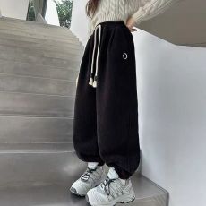 批发女童裤子春秋款时尚打底2025新款小<b class='q'>女孩</b>灯芯绒休闲裤儿童