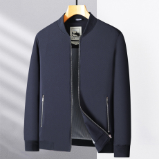 批发外套男春秋季新款棒球领男士夹克休闲宽松透气上衣男装