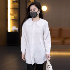 批发大码女装长袖衬衫2026春季新款时尚胖妹妹宽松洋气减龄长袖衬衣女