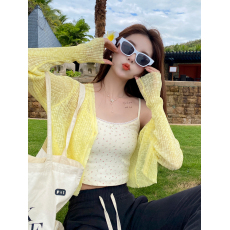 针织开衫女薄款2026年夏季冰丝外套空调衫吊带裙外搭防晒罩衫上衣