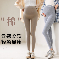 实拍 2026新款孕妇打底裤外穿春夏款大码薄款不勒肚孕妇裤托腹裤