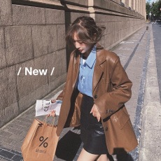 批发秋装爆款大码时尚宽松英伦风小西服高级感炸街<b class='q'>西装外套</b>